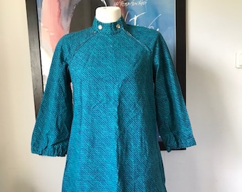 Vintage Marimekko Tunika Kleid: 1968 Finland Design, XS-S