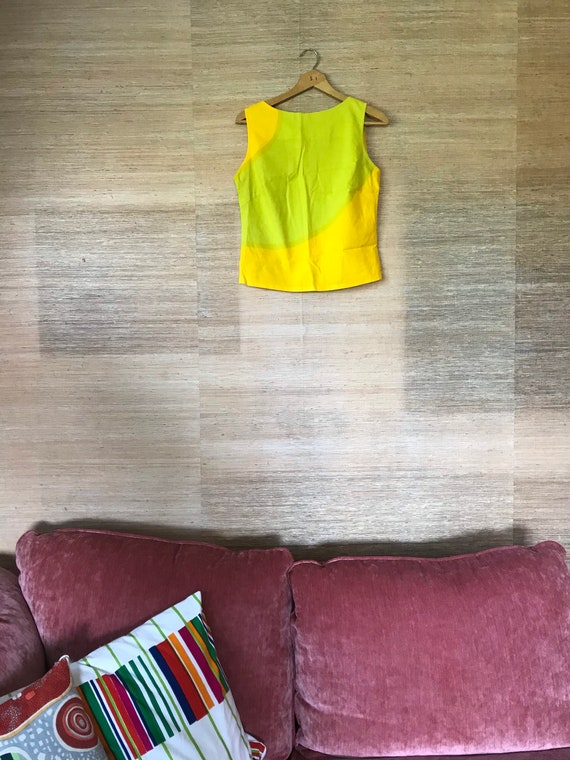 Marimekko vintage top / Sleeveles straight model y
