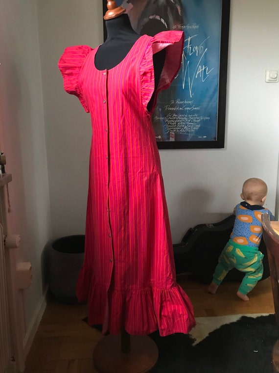 Vintage Marimekko Dress Maxi dress Apron dress / S