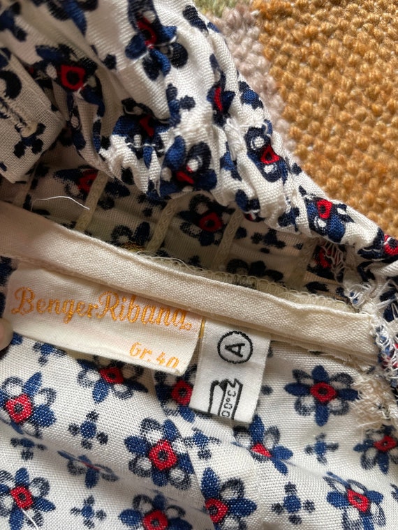 Vintage cotton Sun Dress/ Size 38 Small  Medium /… - image 2