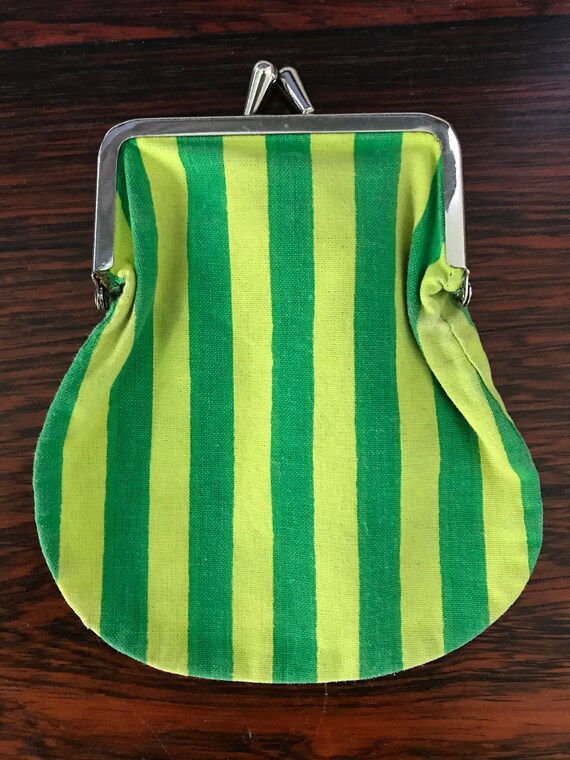 Vintage Marimekko Purse Small Bag / Finland / Gree