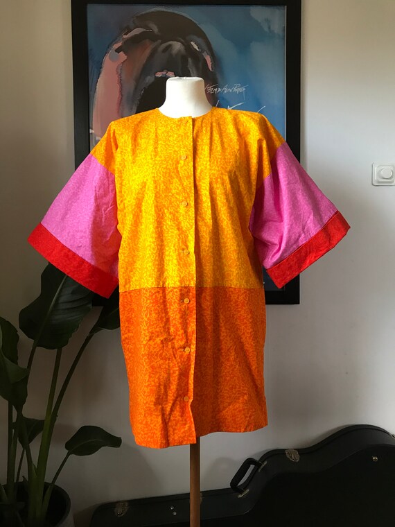 Vintage Marimekko Dress Shirt Jacket / Size Small,