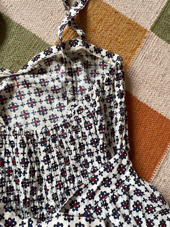 Vintage cotton Sun Dress/ Size 38 Small  Medium /… - image 4