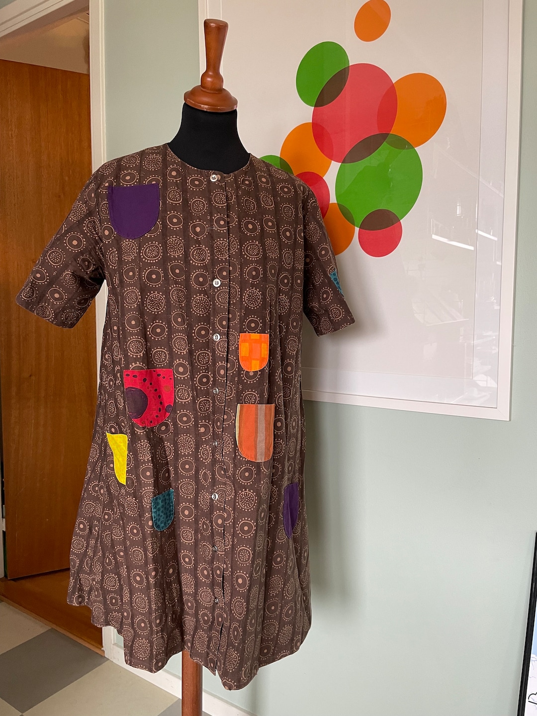 ★marimekko　　 OF FRAMe　オールインワン Marimekko Dress Finland / Size EUR 34 - Fits X Small and