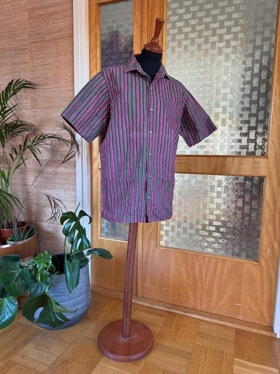 Vintage Marimekko Jokapoika Tunic Shirt: 1960s Finland Cotton 