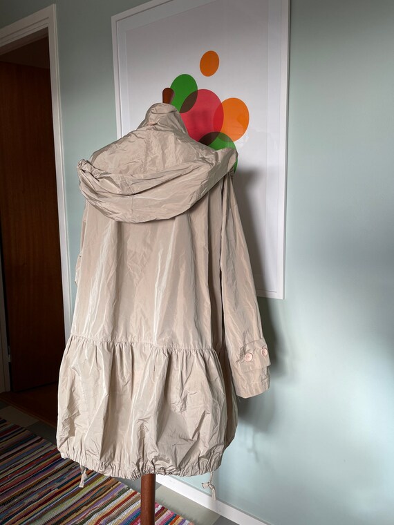 Marimekko Puffy Jacket / Beige Wind jacket / Size… - image 5