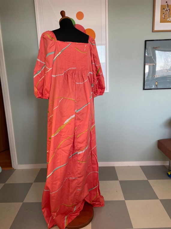 Vintage Marimekko Maxi Dress 1970's / Size Small … - image 1