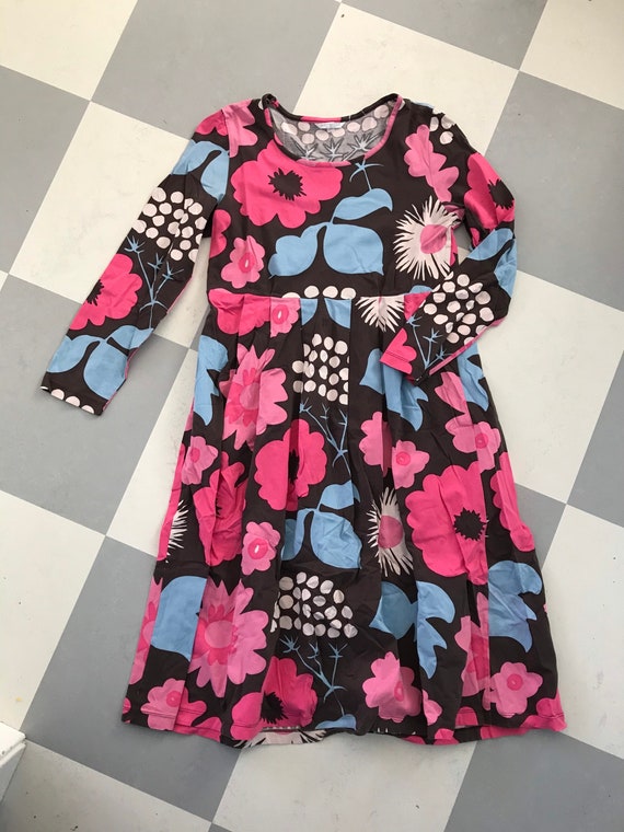 open lace back dress Marimekko Sopiva Unikko Dress, Light Pink main image 0