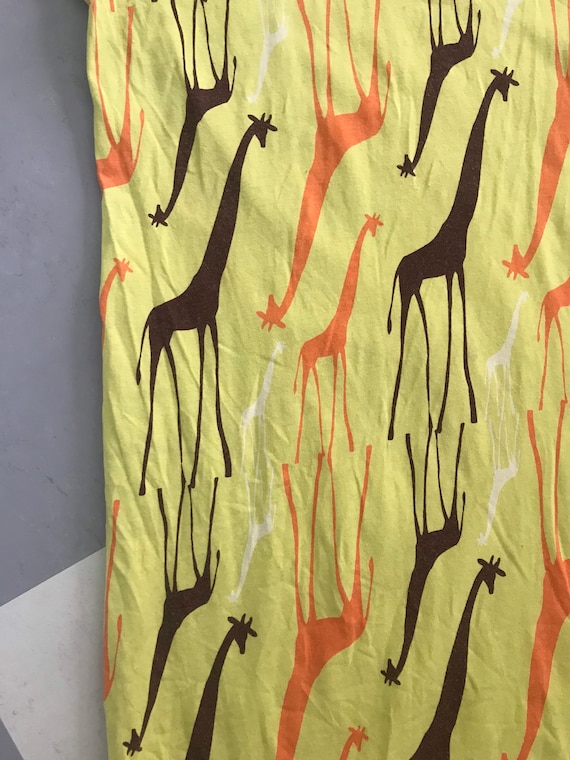 Marimekko vintage dress / yellow Giraffe stretch … - image 4