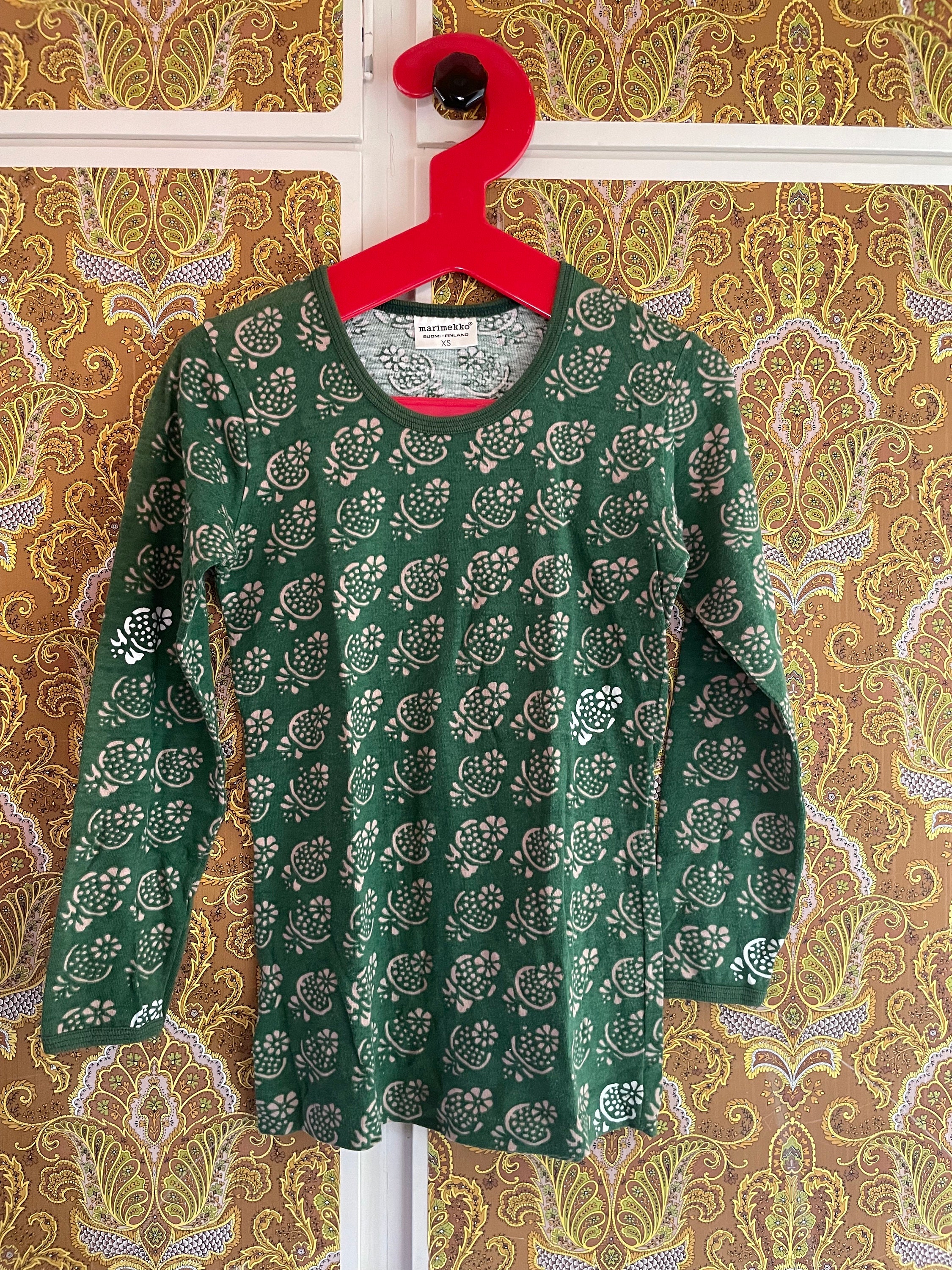Vintage Marimekko Shirt Top / Size X Small - Small/ Finland