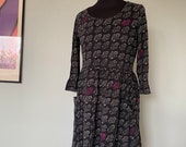 Vintage Marimekko Dress Strawberry Size Medium Finland stretchy cotton