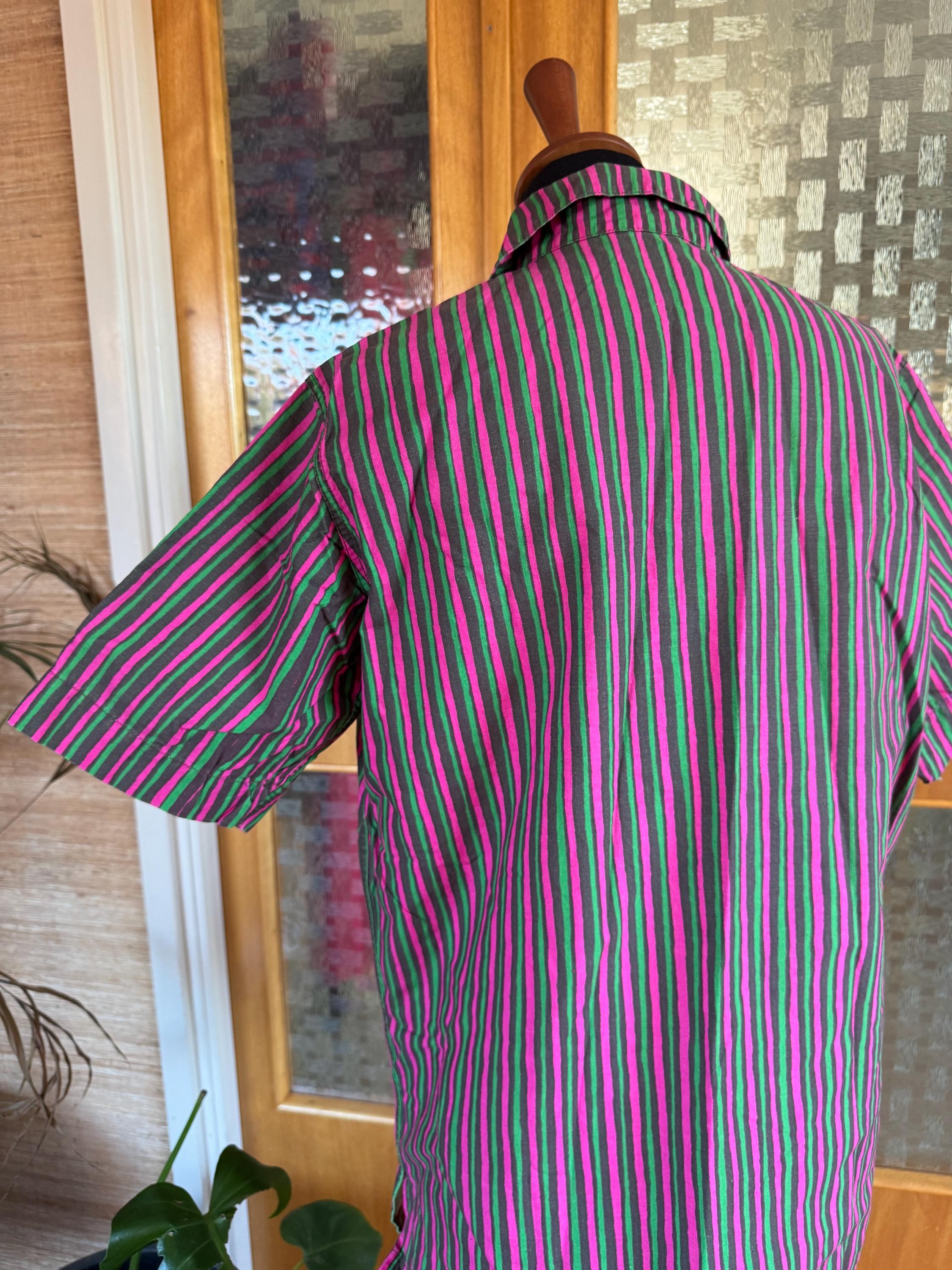 Vintage Marimekko Jokapoika Tunic Shirt: 1960s Finland Cotton