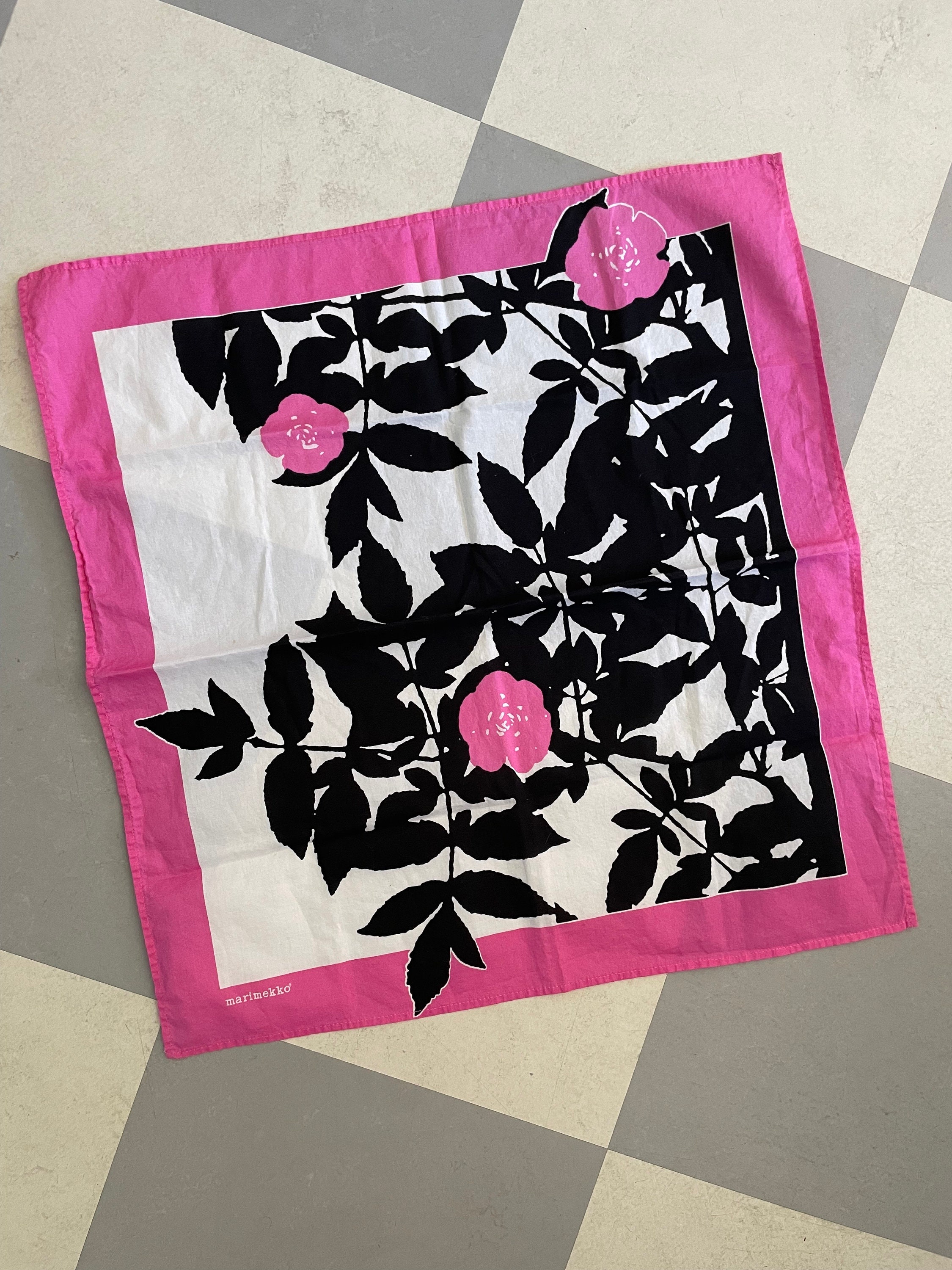 マリメッコ　エスプラナーディ　スカーフ　フィンランド emmi|Marimekko】kioski Astrilli Piirto Unikko（スカーフ