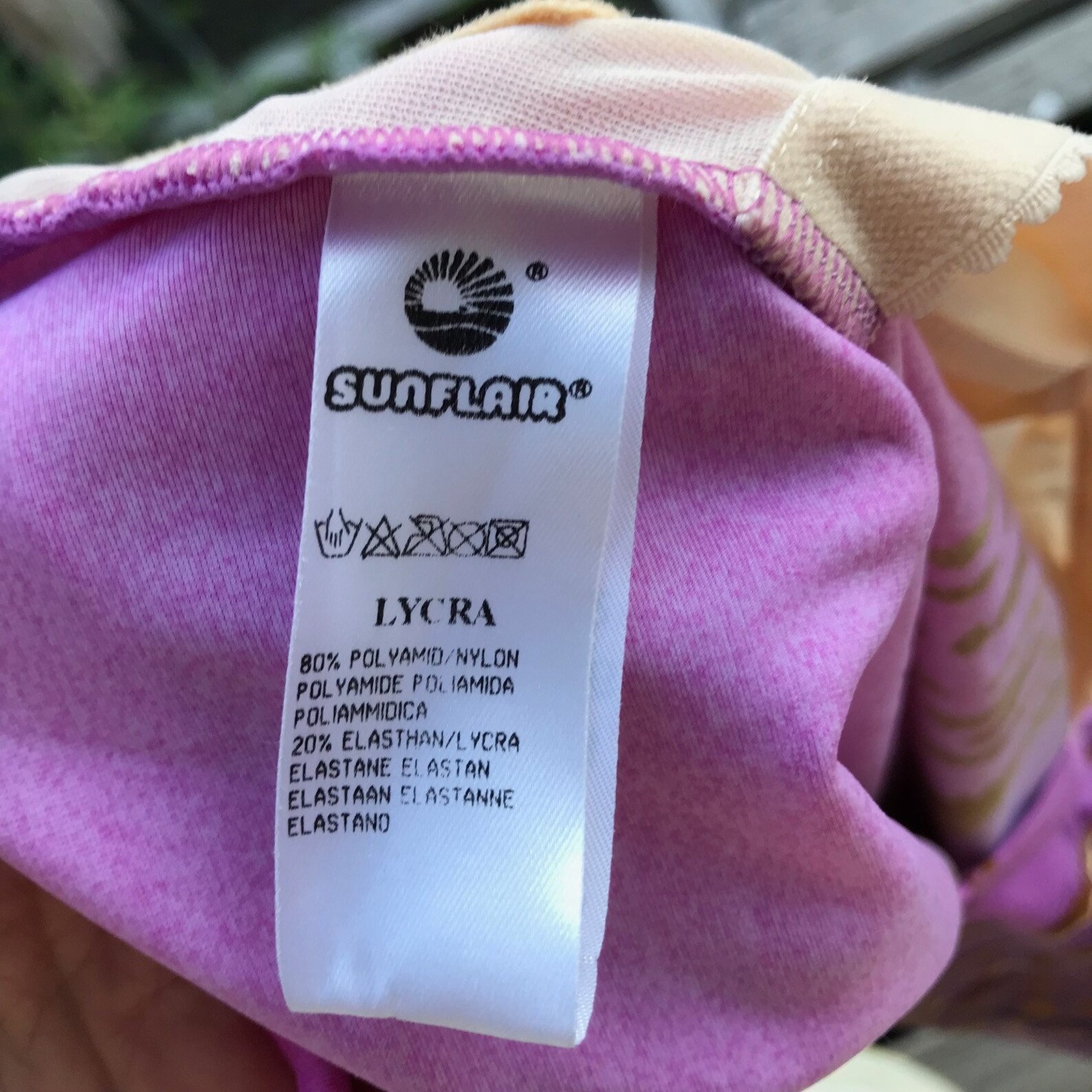 Vintage Bathing Suit Sunflair / Size 42 Large Swimsuit / Etsy