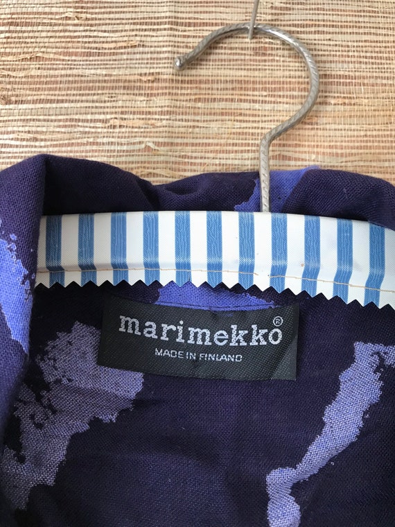 Vintage Marimekko Shirt / Medium / 1990 Finland /… - image 4