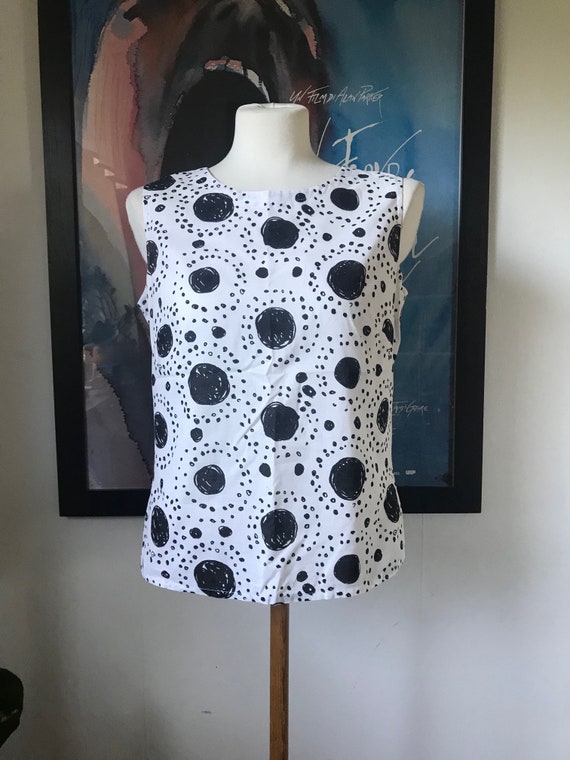 Vintage Marimekko Top / Size 38 - Small / 1990 Fin