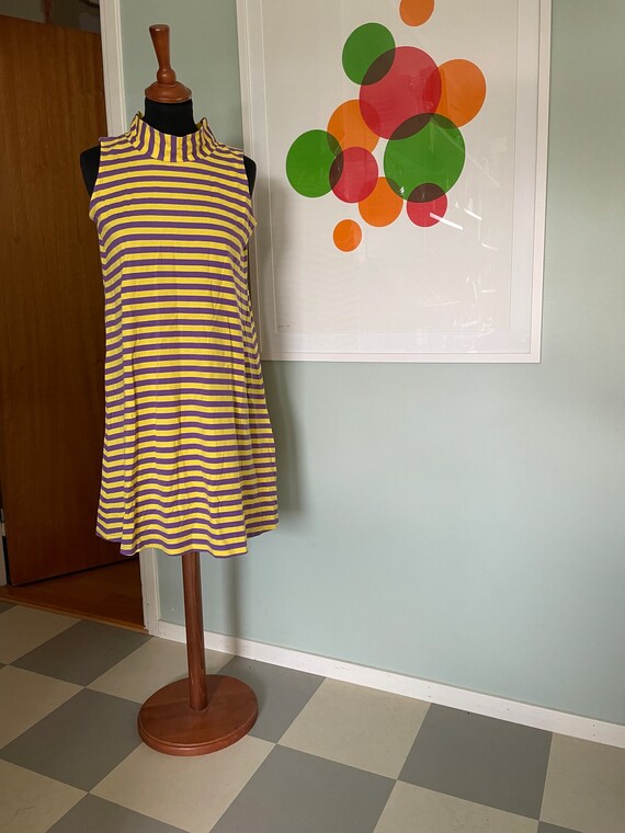 Vintage Marimekko sleeveless Dress / Size small /… - image 4