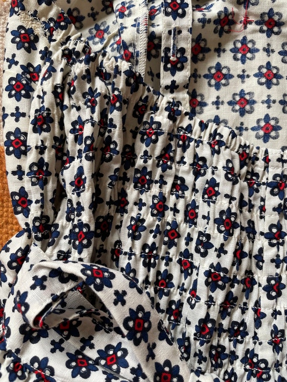 Vintage cotton Sun Dress/ Size 38 Small  Medium /… - image 5