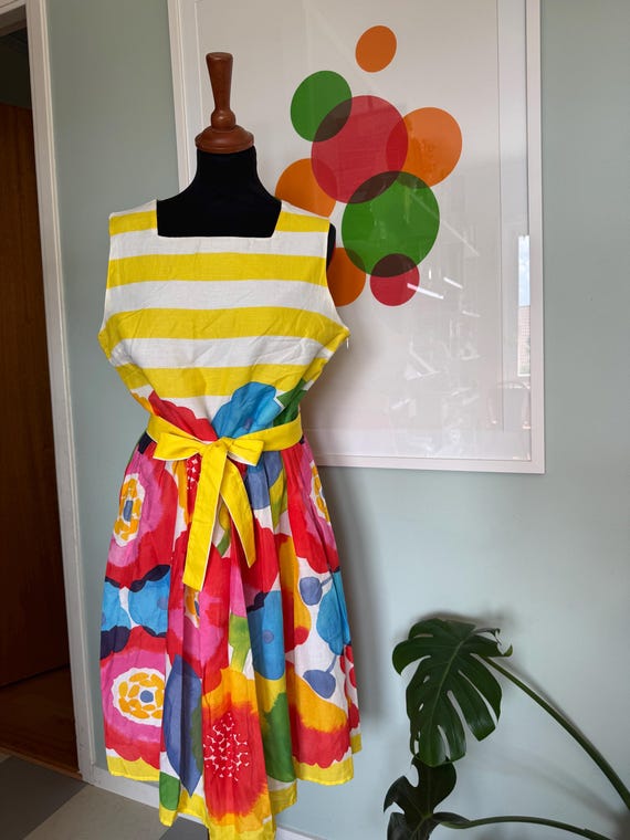 marimekko dress Avomeri Unikko Cotton Poplin Dress 100cm