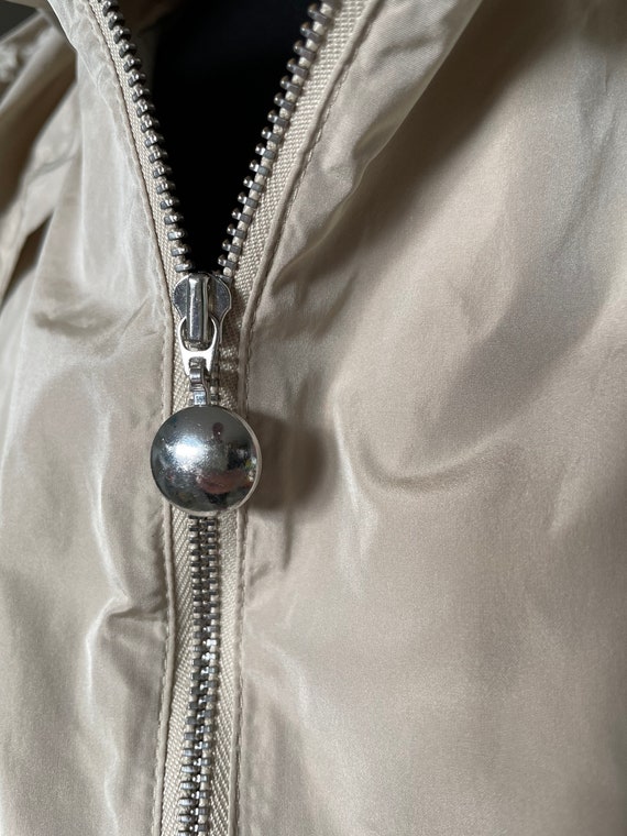 Marimekko Puffy Jacket / Beige Wind jacket / Size… - image 3
