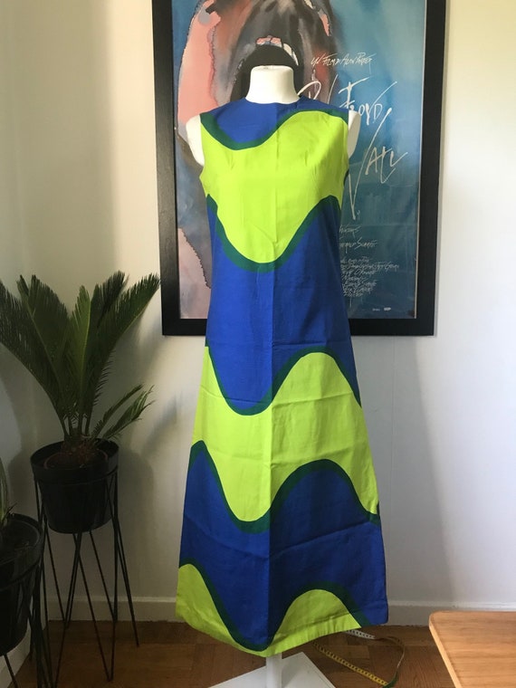 Marimekko custom made vintage dress in well known… - image 1