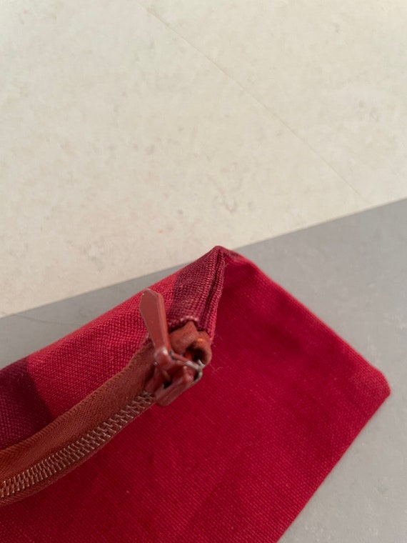 Vintage Marimekko Purse Small Bag / Finland / Red… - image 3