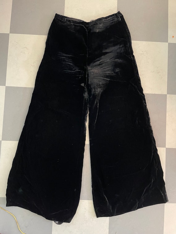 Marimekko black velvet pants  / EUR 40 fits / Finl