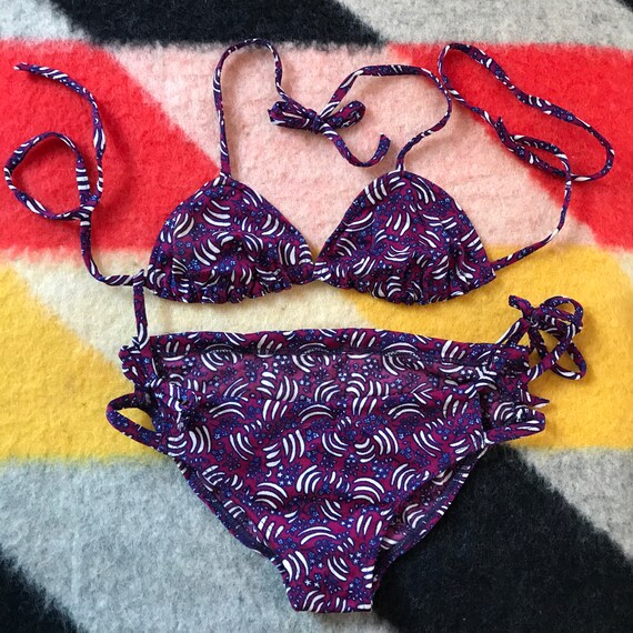 Vintage Bikini Triangle bikini / X-Small & Small /
