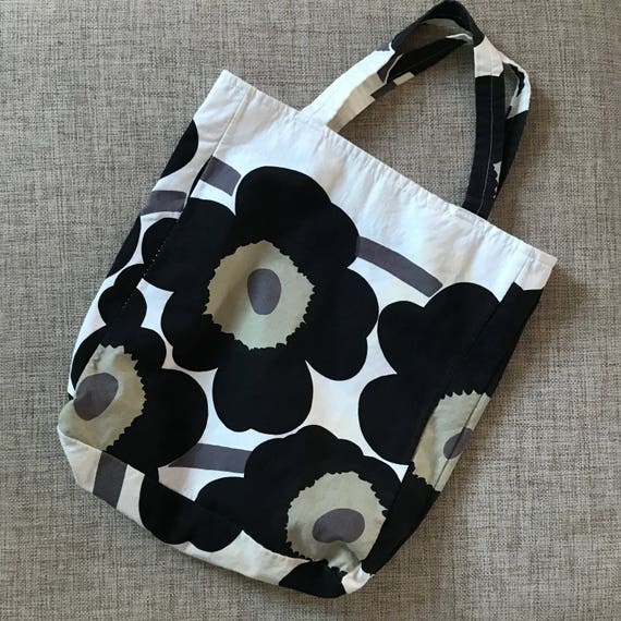 Vintage Marimekko Cotton Tote Bag / 1990 Finland … - image 5