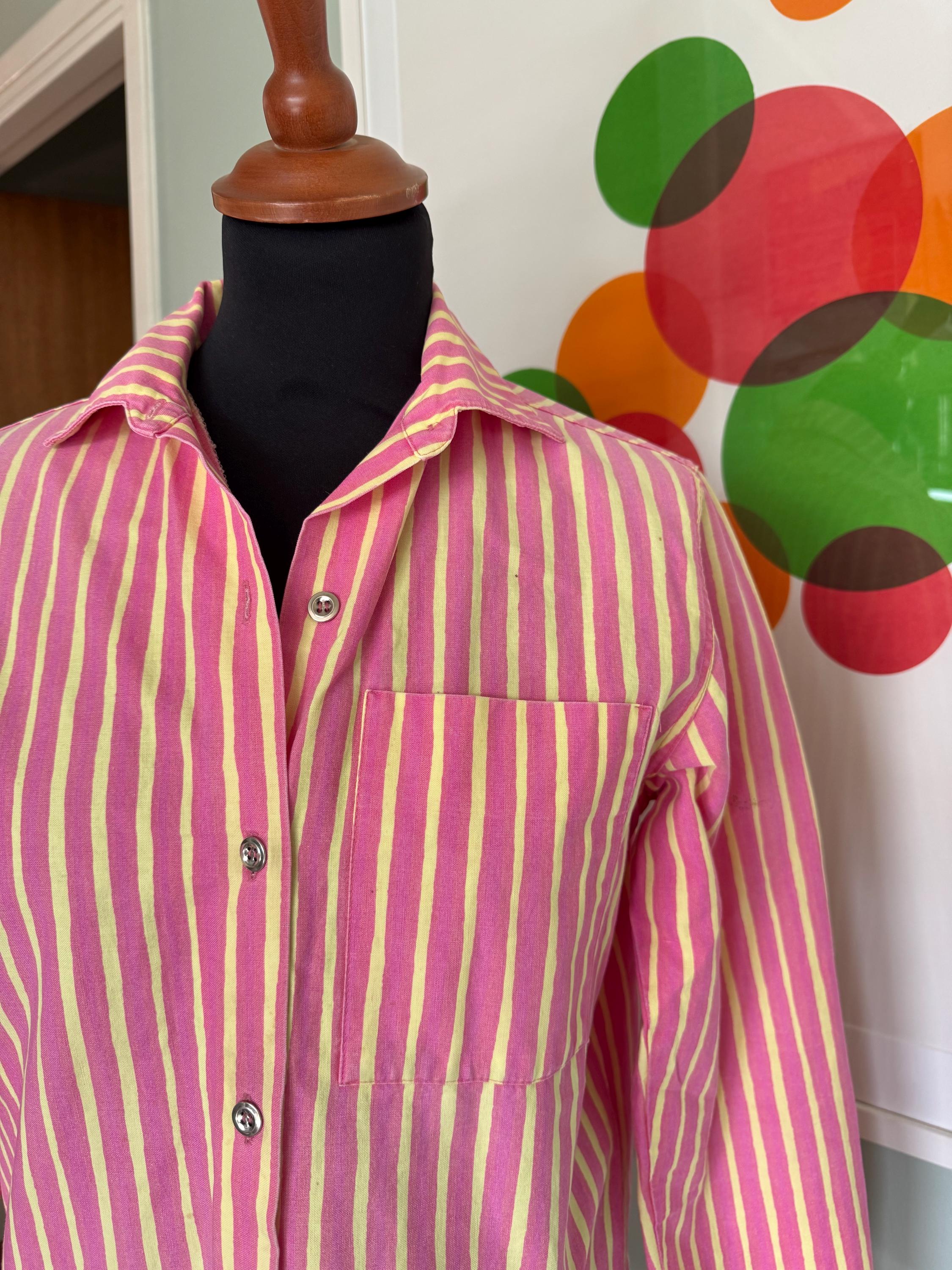 ヴィンテージマリメッコ　ヨカポイカシャツ 中古・古着通販】marimekko (マリメッコ) Jokapoika シャツ ブルー