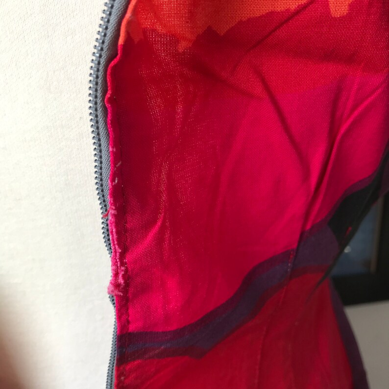 Vintage Marimekko Dress / Pink Red Unikko Flowers / EUR 36 | Etsy