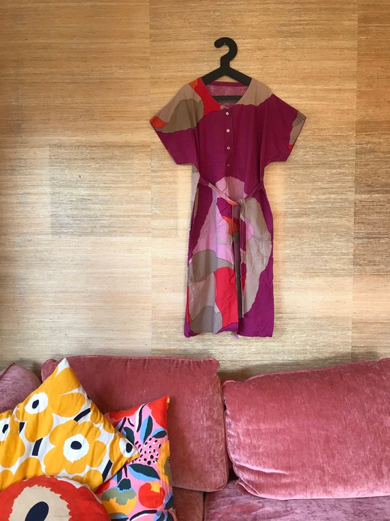 Vintage Marimekko Dress Kaftan Dress / Medium / Bo