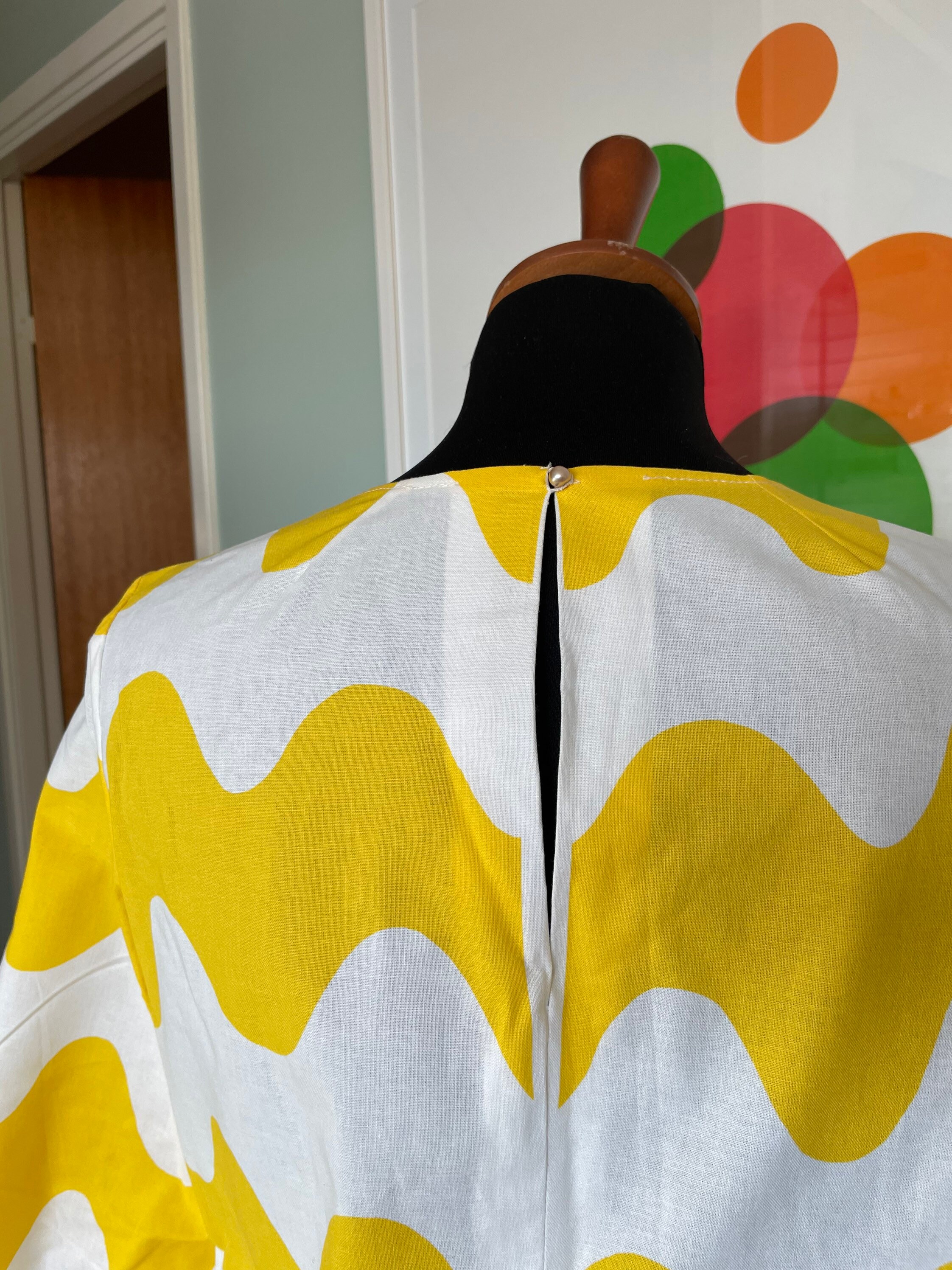 Vintage Marimekko Preppy Shirt / Size S / 1980 Finland