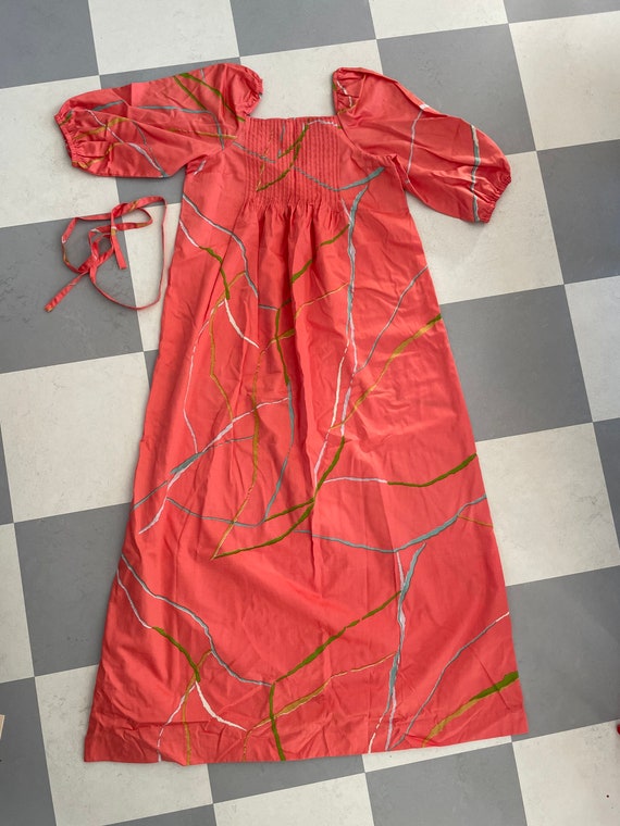 Vintage Marimekko Maxi Dress 1970's / Size Small … - image 10
