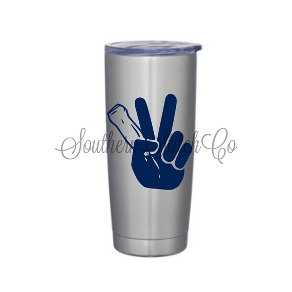 A "Deuces Sonographer" 20 oz Stainless Steel Vacuum Double Walled Tumbler (Solid Vinyl)