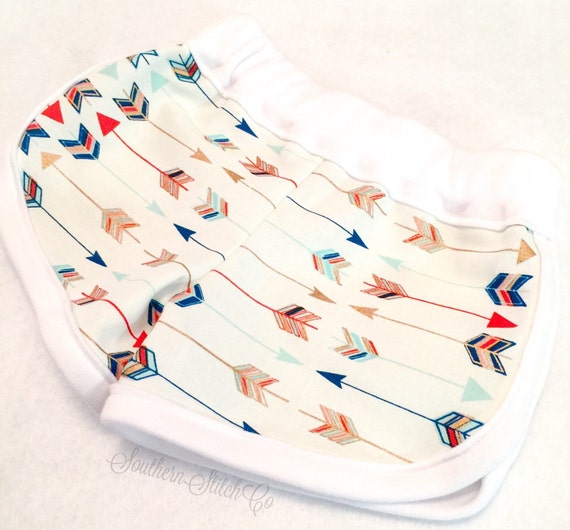 Baby Lounge Shorts in Metallic Multi-colored Arrow Fabric