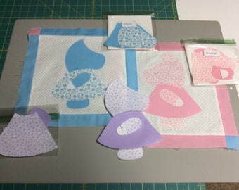 PDF Sunbonnet Sue 44 x 44 babyquiltpatroon
