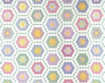 PDF-patroon voor diamanten in grootmoederquilt