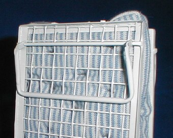 Dollhouse miniature handcrafted Medical Hospital white roll-a-way bed 1/12th scale