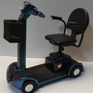 Dollhouse miniature handcrafted Mobility scooter 1/12th scale