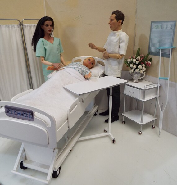 barbie hospital bed