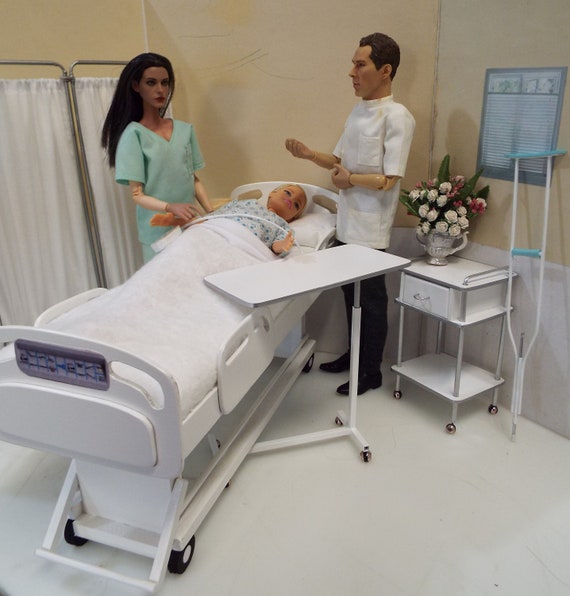 barbie hospital bed