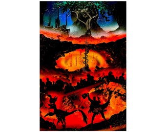 You will not break me - Dungeon Crawler Carl  inspired original Artwork 24x36 inch canvas