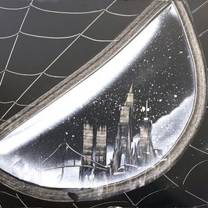 Spider Eye - Spray Paint art on Canvas image 3