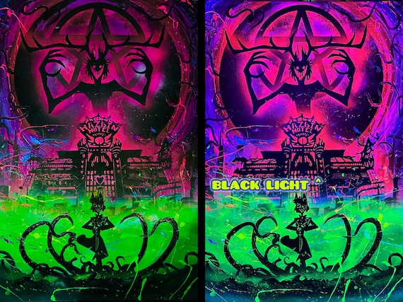 Wish That I'd Stayed Gone - Blacklight Reactive- Alastor Hazbin
