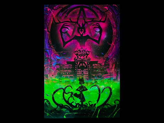 Wish That I'd Stayed Gone - Blacklight Reactive- Alastor Hazbin