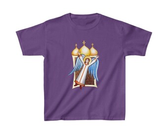 Glory to God T-shirt for Kids Christian Heavy Cotton Tee