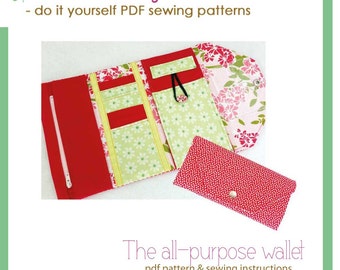 The all-purpose wallet - PDF sewing pattern