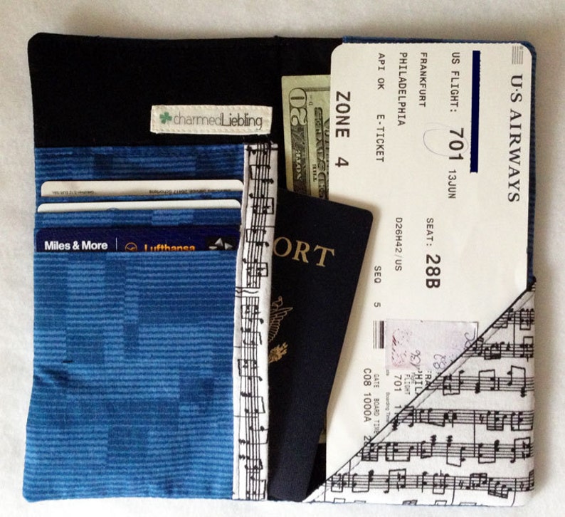 The Airport Wallet PDF Sewing Pattern Etsy