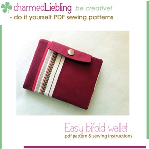 Easy Bifold Wallet PDF Sewing Pattern - Etsy